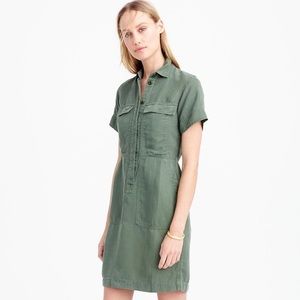 J Crew Short-sleeve Cargo Dress